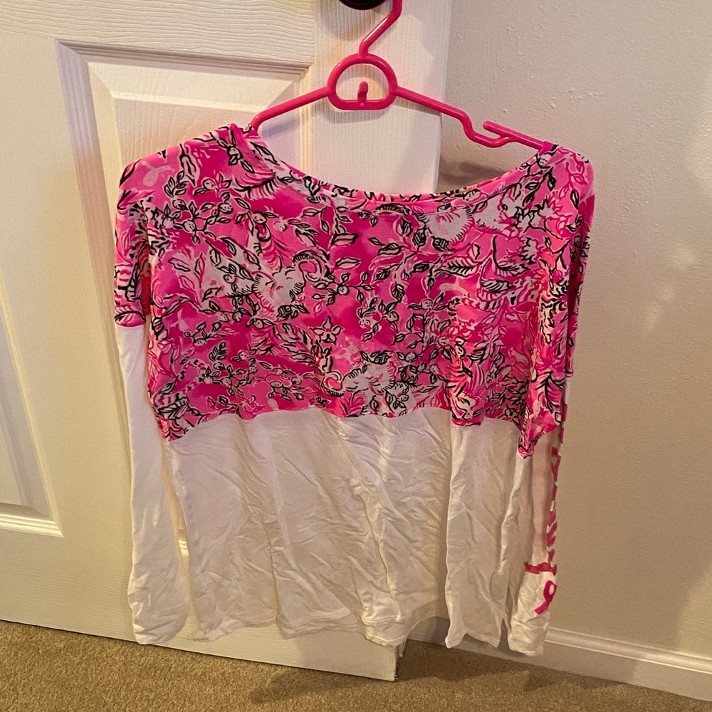 Lilly Pulitzer Colorblock Top Size Small